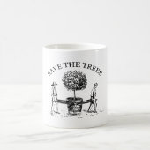 Enregistrer l'illustration Vintage Arbres Mug 1 (Centre)