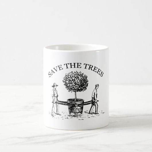 Enregistrer l'illustration Vintage Arbres Mug 1 (Centre)