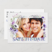 Enregistrer l'invitation par carte postale Date (Devant / Derrière)