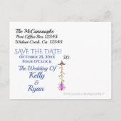 Enregistrer l'invitation par carte postale Date (Dos)