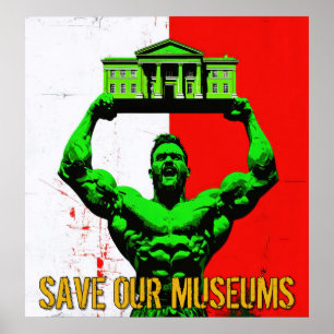 Enregistrer nos musées Grand Poster - Archivage Im