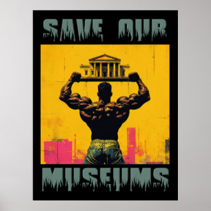 Enregistrer nos musées Grand Poster - Archivage Im