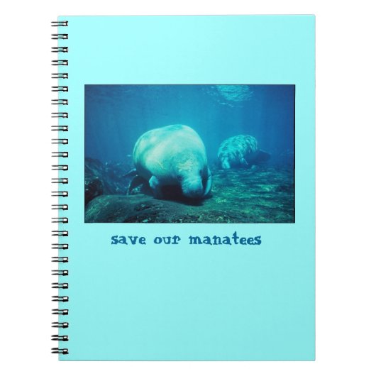 Enregistrer notre Carnet Manatees (Devant)