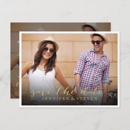 ENREGISTRER NOTRE DATE | ENREGISTRER LE FAIRE-PART (Devant / Derrière)