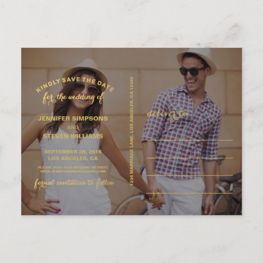 ENREGISTRER NOTRE DATE | ENREGISTRER LE FAIRE-PART (Dos)