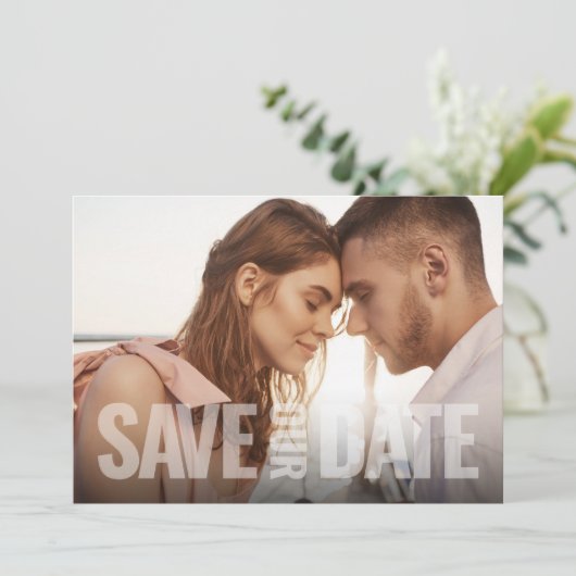 Enregistrer notre Faire-part Date (Debout devant)