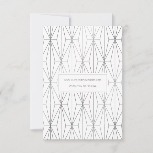 Enregistrer notre Faire-part de Mariage de script  (Dos)