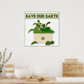 ENREGISTRER NOTRE POSTER DE LA TERRE - RECYCLE (Cuisine)