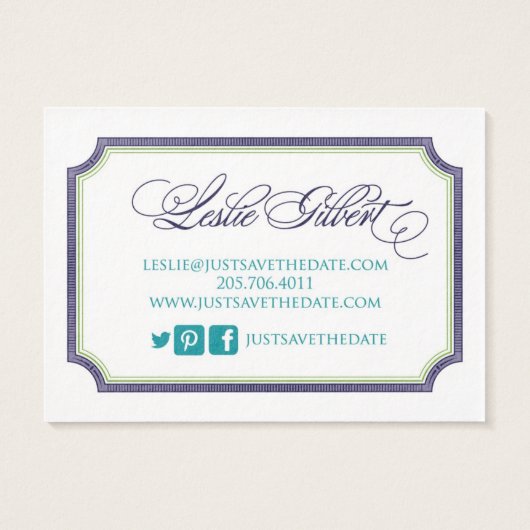 Enregistrez juste la date Leslie (Dos)