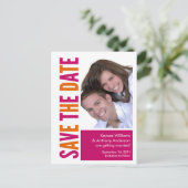 Enregistrez La Carte Postale Photo Date ! Orange e (Debout devant)