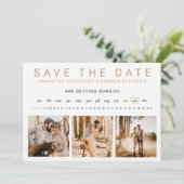 Enregistrez-nous en or 3 grille de photos  carte d (Debout devant)