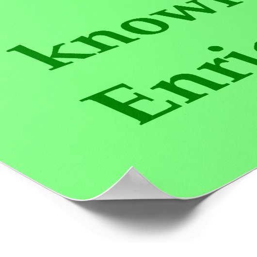 enrico fermi quote poster (Hoek)