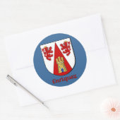 Enriquez Family Shield Stickers (Envelop)