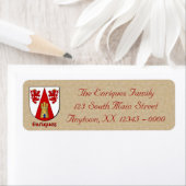 Enriquez Heraldic Shield Etiket (Insitu)