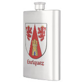 Enriquez Heraldic Shield Heupfles (Links)