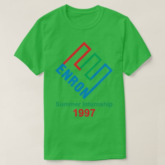 Enron Summer Internship 1997 T-shirt (Design voorkant)