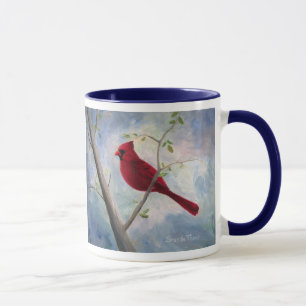enrouler cardinal autour de tasse