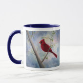 enrouler cardinal autour de tasse (Gauche)