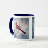 enrouler cardinal autour de tasse (Devant gauche)