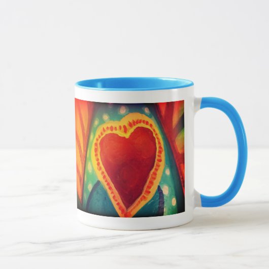 Enrouler de 2 coeurs autour de tasse (Droite)