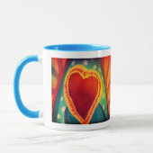 Enrouler de 2 coeurs autour de tasse (Gauche)