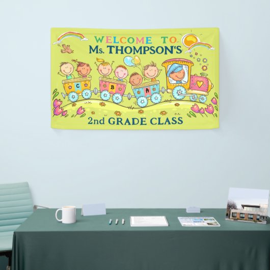 Enseignant Affiche de bienvenue école bannière de (Salon professionnel)