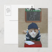 Enseignant amusant à la carte postale parent (Devant / Derrière)