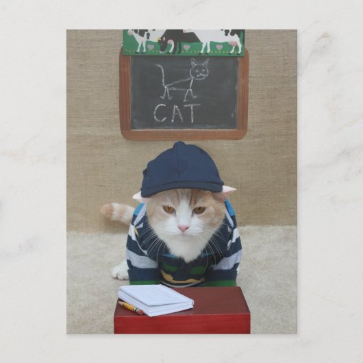 Enseignant amusant à la carte postale parent (Devant)