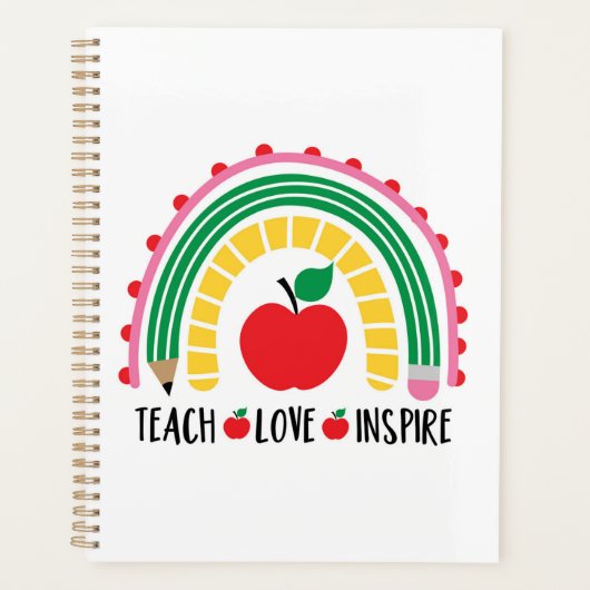 Enseignant Apprendre Amour Inspirer (Devant)