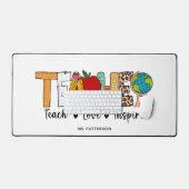 Enseignant Apprendre Amour Inspirer Nom personnali (Clavier et souris)