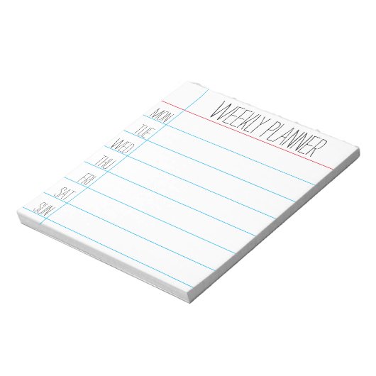 Enseignant - Bloc-notes (Tourné)