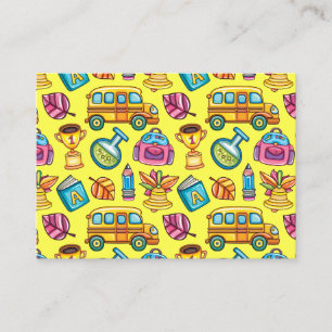 Enseignant / Carte de visite de l'éducation