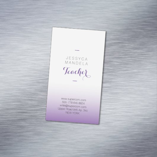 Enseignant Carte de visite magnétique (In Situ)