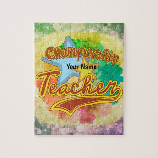 Enseignant champion Puzzle (Vertical)