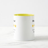 Enseignant Cinq Étoiles Notation / Revue Mugs (Centre)