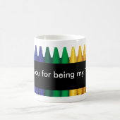 Enseignant Crayon Design Mug 3 (Centre)