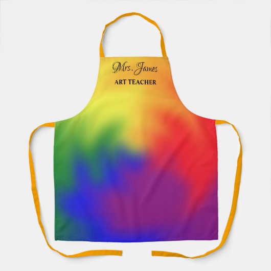 Enseignant d'art sur mesure Ajouter un nom tablier (Recto)