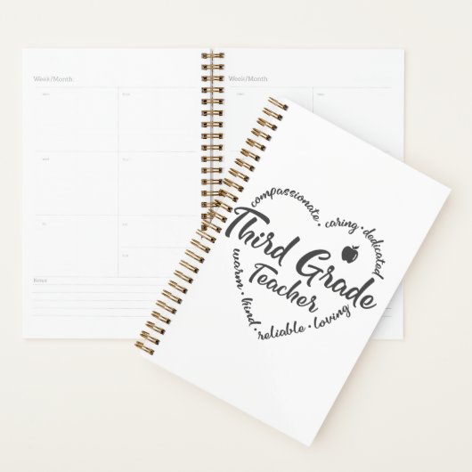 Enseignant de 3e année, Enseignant de 3e année (Devant avec enveloppe)