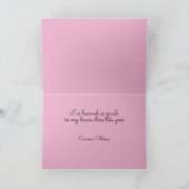 Enseignant de danse Merci ! Carte (Intérieur)