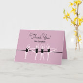 Enseignant de danse Merci ! Carte (Fleur jaune)