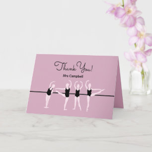 Enseignant de danse Merci ! Carte