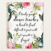 Enseignant de danse Merci Wains pour enseignant de (Devant)