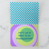 Enseignant de l'école Bonne chance, grande carte d (Intérieur)