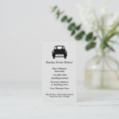 Enseignant de l'école de conduite Carte de visite (Debout devant)