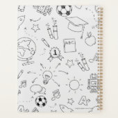 Enseignant de l'école élémentaire 2025 blanc et no (Dos)