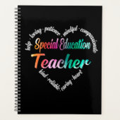 Enseignant de l'éducation spéciale Coeur Mot Cloud (Devant)