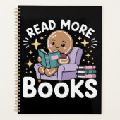 Enseignant de Noël Lit plus de livres drôle  (Devant)