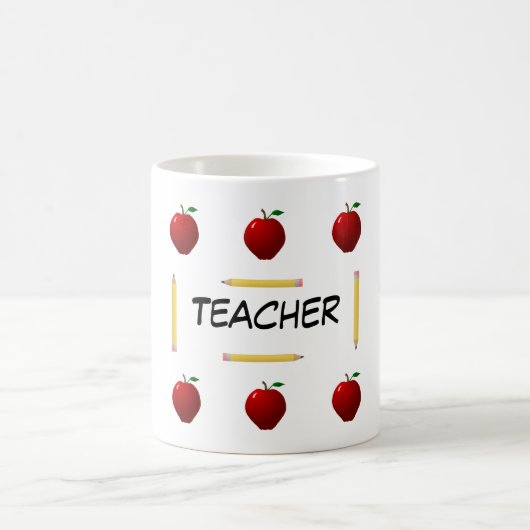 Enseignant de retour à l'école modèle Mug (Centre)