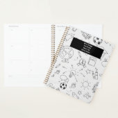 Enseignant(e) école primaire 2026-2027 Blanc & Noi (Devant avec enveloppe)