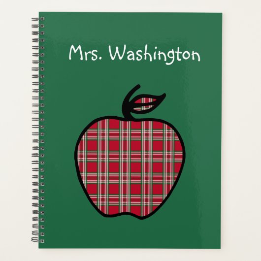 Enseignant École Planificateur de leçons Cadeau (Devant)